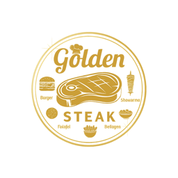 Golden Steak logo.